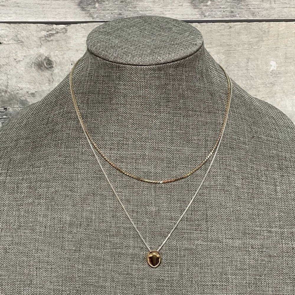 JENNY BIRD A-Line Layered Necklace in Two-Tone - Gold/Silver